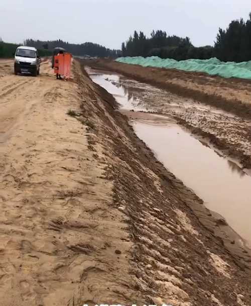 晋中平遥县河道降水